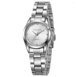 Wristwatches CHRONOS Women Watches Luxurious Quartz Sparkling Rhinestone Dial Dress For Ladies Relogio Feminino