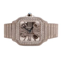 Luxury Looking Fully Watch Iced Out For Men woman Top craftsmanship Unique And Expensive Mosang diamond Watchs For Hip Hop Industrial luxurious 42225