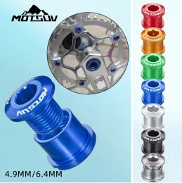 MOTSUV 5 Pairs MTB Road Bike Chainring Screws, Crank Bolts, For Single Double Plate Aluminium Alloy Cycling Crankset Chain Wheel