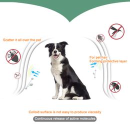 Adjustable Pet Necklace Cat Dog Collar Dogs Mosquitoe Repellent Collar Pet Antiparasitic Anti Flea Tick Dog Supplies