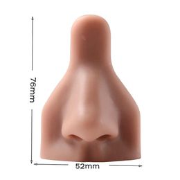 1PC Soft Silicone Nose Model Flexible 3D Three-Dimensional For Piercing Practise Nose Ring Jewellery Display Piercing Model