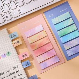 Pastel Colour Writable Repositionable Sticky Index Tabs with Ruler for Pages Book Markers Reading Notes Office School