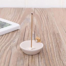 Candle Holders Fragrance Cone Coil Cute Healing Multifunctional Resin Incense Holder Censer Rack Incesence Stick Ash Catcher