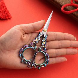 Retro Zakka Vintage Scissors for Cutting Diy Cutter Paper Antique Embroidery Tools for Sewing Tailor Thread Shears Cross-stitch