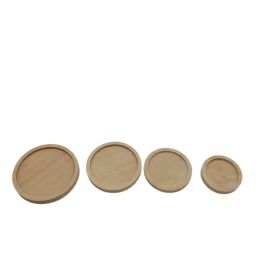 10pcs Wood Circles for Crafts, Unfinished Blank Wooden Rounds Slice Wooden Cutouts for DIY Crafts Christmas Decor