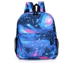 Canvas Teenager School Bag Book Campus Backpack Star Sky Printed Mochila Space Backpack School Star Sky Print Backpack66675408235747