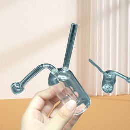 Mini Glass Oil Burner bong mini Bubbler water Bong pipe small burners pipes dab Oil rig for smoking mini heady beaker Bongs Factor2134407