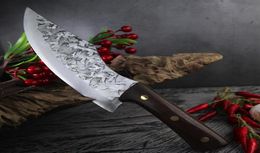 Forging Boning Knifves Meat Cleaver Japanese High Carbon Steel Knife HandMade Kitchen Chef Knife Butcher Knife Cutter267i3784056