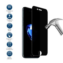 3D Privacy Tempered Glass For iPhone 5 5S Protective Flim Anti-spy Screen Protectors For iPhone SE