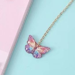 1 Pcs Metal Alloy Creative Page Markers Pendant Butterfly Books