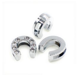 10Pcs/Lot 8mm Slide Charms For Jewellery Making Women Bracelet Pet Paw Heart Pet Collar Choker Wristband Keychain DIY Accessories