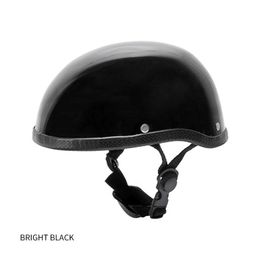 Retro Half Face Motorcycle Helmet Vintage Motorbike Helmets Men Women Unisex Safety Scooter Summer Helmet White Black