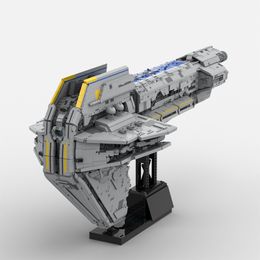 Star Movie UCS Battleship MOC Attack Cruiser Nadiri MK1 Starhawk Building Blocks Technology Bricks Toys DIY Assembly Model Gifts