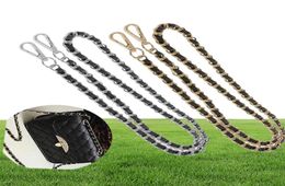 Synthetic Leather Metal Chain Replacement Interchangeable Shoulder Bag Strap Bag Accessories5558073