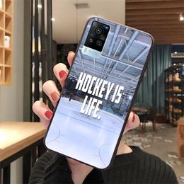 Ice Hockey sport Mom Phone Case for VIVO Y53S Y33S Y22S Y11S Y31 Y21 Y70 Y20 Y21S Y72 Y35 Y51 Y01 V23E V21 V23 V21E