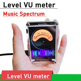 2.4inch analog level VU meter Voice control Music Spectrum digital Display rhythm Analyzer Level Indicator multi-mode GPS