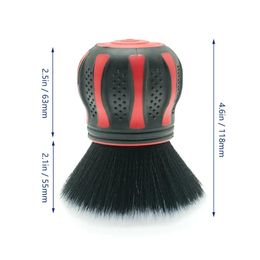 Car Detailing Brushes With Storage Rack Covers Soft Bristles Auto Interior Dust Cleaner Car Detail Brush Cleaning Detail Tool