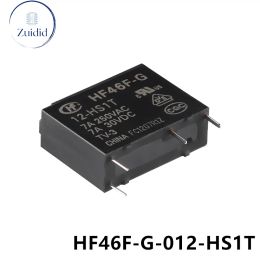5/1pcs Power Relays HF46F HF46F-G HF46F-G-005-HS1T HF46F-G-012-HS1T HF46F-G-024-HS1T DC 5V 12V 24V HS1T 7A 250VAC 4PIN NC Relay