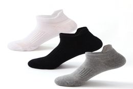 Low Cut Ankle Socks Mens Towel Bottom Size EU USA Professional Elite Basketball Skateboard Boat Ship Socks 1 pair 2 pieces5694503