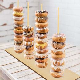 Wooden Donut Stand Sweets Dessert Table Donut Display Holder Dount Birthday Wedding Party Candy Bar Baby Shower Christmas Decor