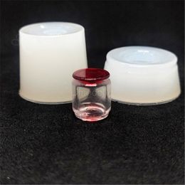 1PCS Mini Jar Silicone Mould UV Gule DIY Miniature Dollhouse Kitchen Tableware for Blyth OB11 Doll Accessories Toy