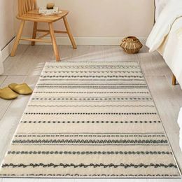 Ethnic Style Carpets for Living Room American Retro Bedroom Decor Bedside Carpet Fluffy Soft Bay Window Mat Large Area Plush Rug