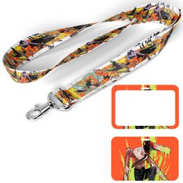A1964 Anime Neck Strap Lanyards for Key ID Card Gym Cell Phone Strap USB Badge Holder Rope Pendant Key Chain Gift