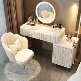 Dressing Table Box Container Drawer Nordic Organiser Items Makeup Dressing Table Mirrors Woman Coiffeuse Dressers For Bedroom