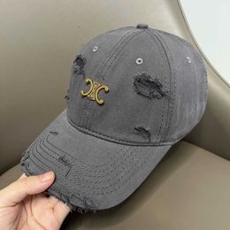 CELIES Sun hat Korean Spring/Summer New Triumphal Arch Duck Tongue Hat Personalized Perforated Instagram Baseball Versatile logo