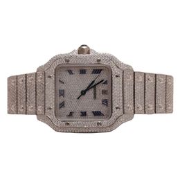 Luxury Looking Fully Watch Iced Out For Men woman Top craftsmanship Unique And Expensive Mosang diamond Watchs For Hip Hop Industrial luxurious 80769