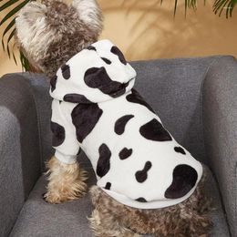 Dog Apparel Pet Coat Black White Colour Warm-keeping Super Soft Medium Cats Dogs Hoodie Winter Pullover Allergy Free