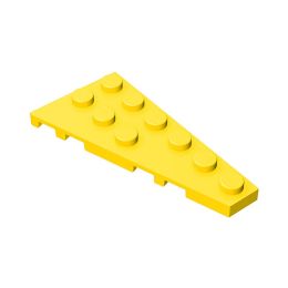 Gobricks 10PCS Bricks Parts Wedge Plate 6 x 3 Right compatible with 54383 pieces of children's toys Building Blocks Assembles T