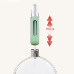 Colorful Mini Travel Portable Bottom Filling Perfume Bottle Liquid Sub-Bottling Fine Mist Spray Refillable Jar Empty Bottle 5ML