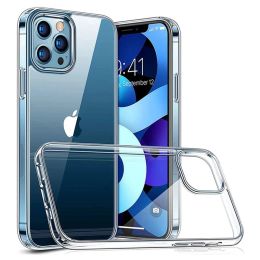 Ultra Thin Silicone Case For iPhone 13 12 Mini 11 14 Pro Max Clear Soft Transparent Case For iPhone XR XS MAX 7 8 SE 2020 Fundas