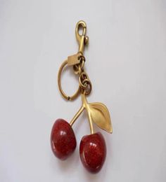 Keychain cherry style red Colour Chapstick Wrap Lipstick Cover Team Lipbalm Cozybag parts mode fashion4641209