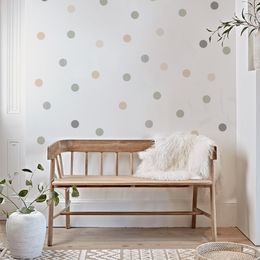 Creative Home Decor Wall Decals Self-Adhesive Bedroom Wall Stickers Waterproof Polka Dots Removable Bathroom Wallpaper