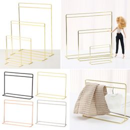 1/6 1/12 Scale Doll Clothes Rack Miniature Hangers Dollhouse Furniture Garment Organizer Playing House Kids Toy Dolls Accessory