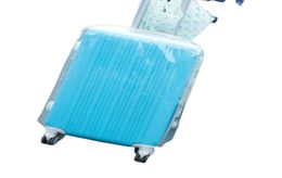 PVC Transparent Travel Luggage Protector Suitcase Cover Bag Dustproof Waterproof2462399