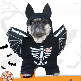 Dog Apparel Funny Halloween Costume For Cat And Cartoon Bat Stand Two Legged Jumpsuit Small Medium-sized Pet Clothing