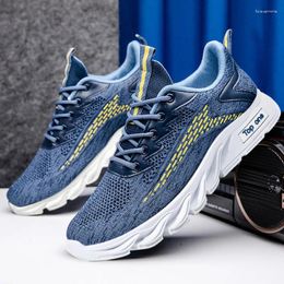 Casual Shoes Mesh Men Summer Breathable Sneakers Comfortable Walking Footwear Male Running Sport D205