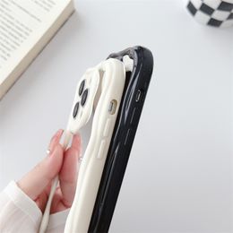 Luxury Wave Arc Makeup Mirror Shockproof Soft Case For iPhone 14 13 Mini 12 11 Pro Max X XR XS Max SE 2 7 8 Plus Silicone Cover
