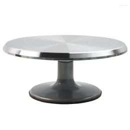Baking Moulds Aluminium Alloy Revolving Cake Stand 12 Inch Rotating Turntable For Cupcake Decorating Supplies Bake Tool