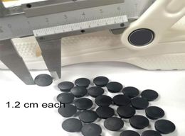 100pcs plastic button black buckles parts accessories fit for DIY sandals shoes shoe Charms 12 cm1353758
