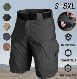 Mens Shorts Summer Tactical Army Pants Outdoor Sports Hiking Shorts Waterproof WearResistant MultiPocket Tactical Shorts 5Xl 220601361537