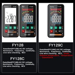 NEW Smart Anti-Burn Multimetro Digital Profesional AC DC Voltager Temp Capacitance Auto Range Ohm NCV Multimeters Tester