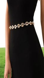Belts Women039s Evening Corset Waist Chain Belt For Luxury Designer Brand Elegant Dresses Pants Gift Female Goth Punk Y2k Acces7110117
