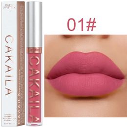 Waterproof Liquid Lipsticks Lip Makeup Matte Velvet Lipstick Lip Gloss Red Sexy Cosmetic Nude 18 Colours Long Lasting Non-marking 240410