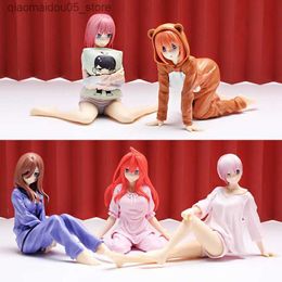 Action Toy Figures Transformation toys Robots 10CM Animation Quintet Characters Hot Sexy Nakano Miku Itsuki Ichika Nino Yotsuba Pyjamas Cute Doll Toys