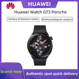 Original Huawei Watch GT3 Porsche Design Long Life ECG Analysis Oxygen Diving Huawei Watch Limited Edition