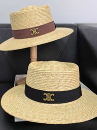 CELIES Sun hat High end cow goods Triumphal Arch style summer new straw womens wide brim sun shading and protection casual